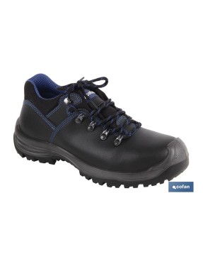 Zapato de Piel | Seguridad S-3 | Modelo Apolo | Puntera de Carbono Light | Color Negro